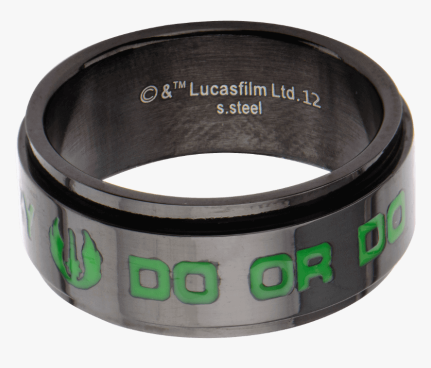 Do Or Do Not Yoda Spinner Ring - Ring, HD Png Download
