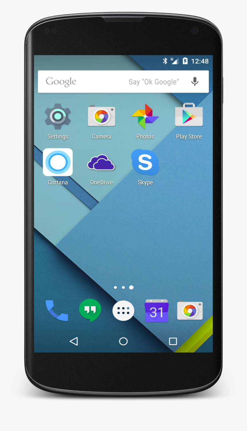 Cortana Android, HD Png Download