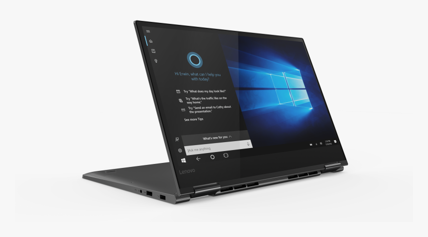 Cortana On 15 Inch Lenovo Yoga 730 2018 02 - Lenovo Yoga 730 Laptop, HD Png Download