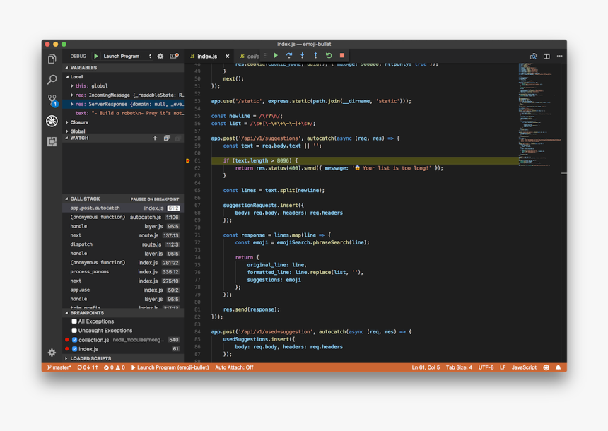 A Debug Session In Vs Code - Things 3 Set Up, HD Png Download