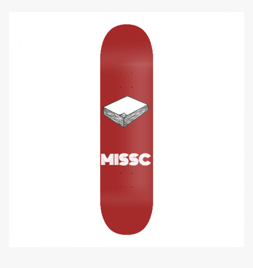 Missc Skateboards Paper Stack Deck - Skateboard Deck, HD Png Download