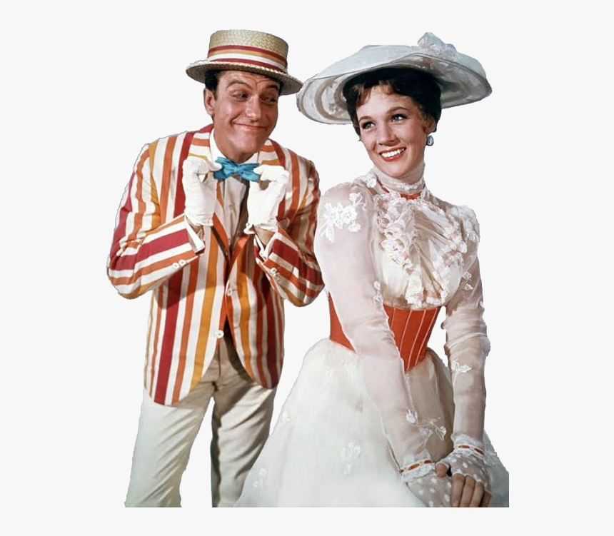 Julie Andrews Mary Poppins Returns Dick Van Dyke Costume - Dick Van Dyke Mary Poppins Suit, HD Png Download