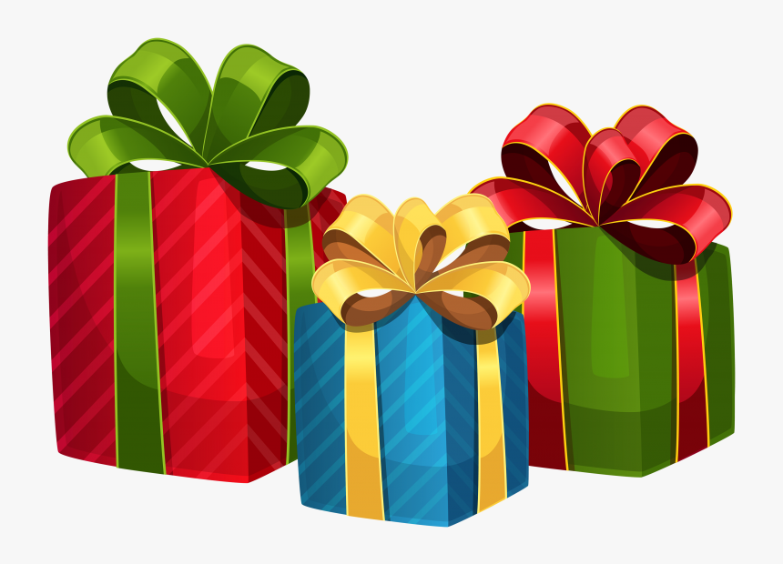 Christmas Gifts Vector Png, Transparent Png