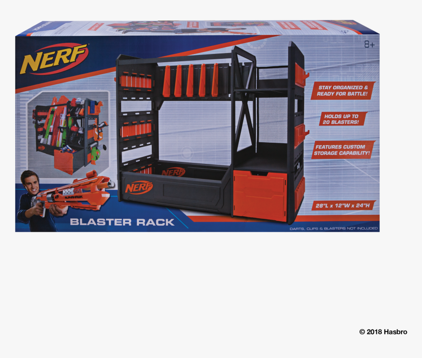 Nerf Elite Blaster Rack, HD Png Download