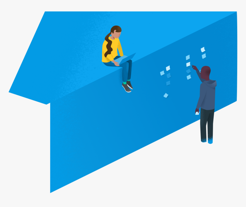 Illustration Of Developers Talking - Illustration, HD Png Download