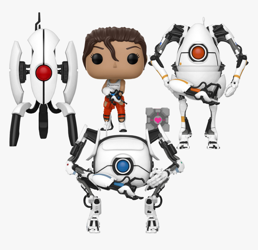 Portal 2 Funko Pops, HD Png Download