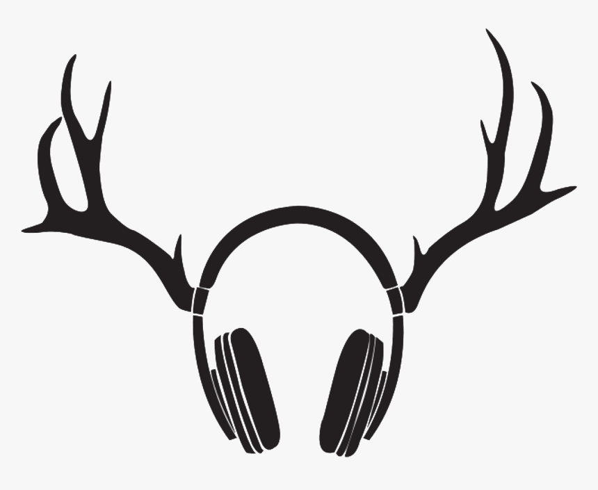 Deer Antlers Clipart Black And White - Cfur-fm, HD Png Download