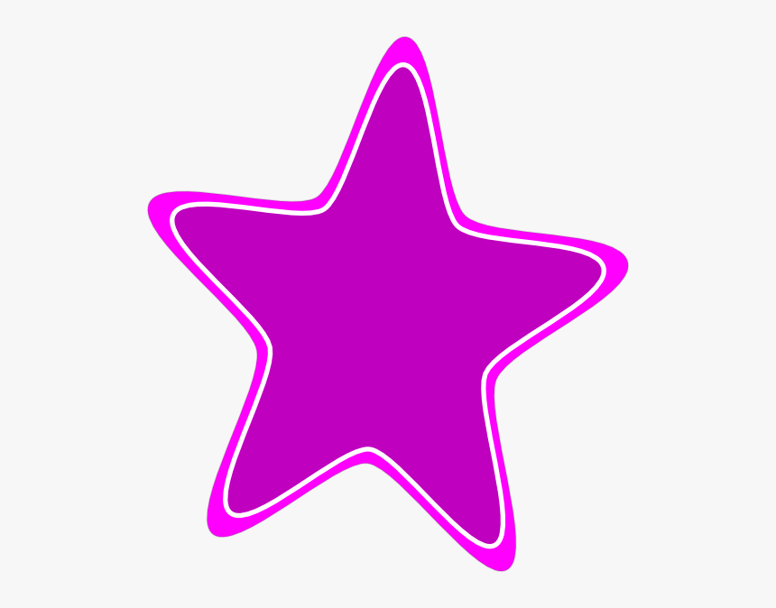 Purple Star Clipart, HD Png Download