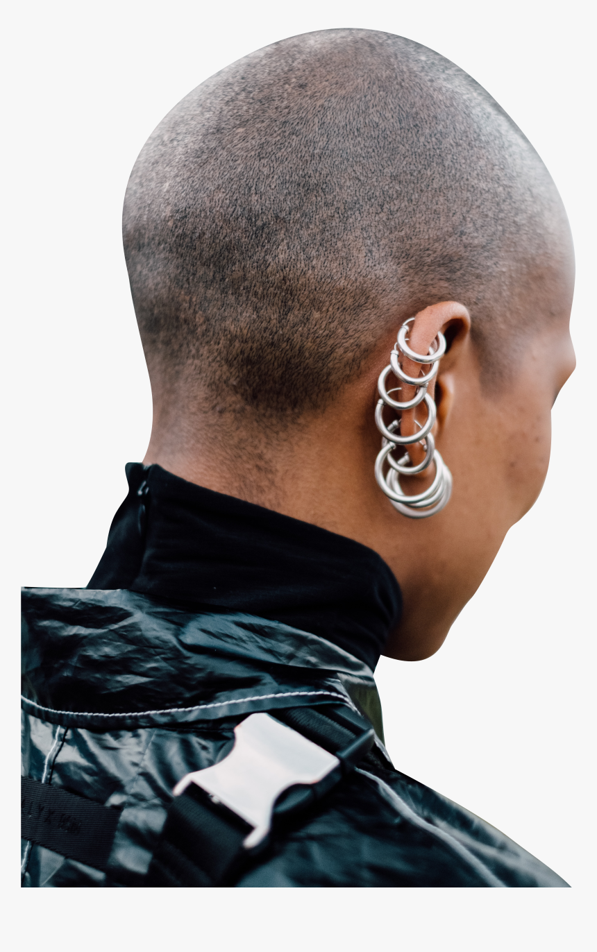 Bald Head Girl, HD Png Download