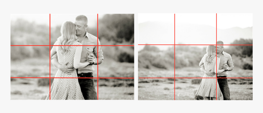 Rule Of Thirds Photography Grid Example, HD Png Download