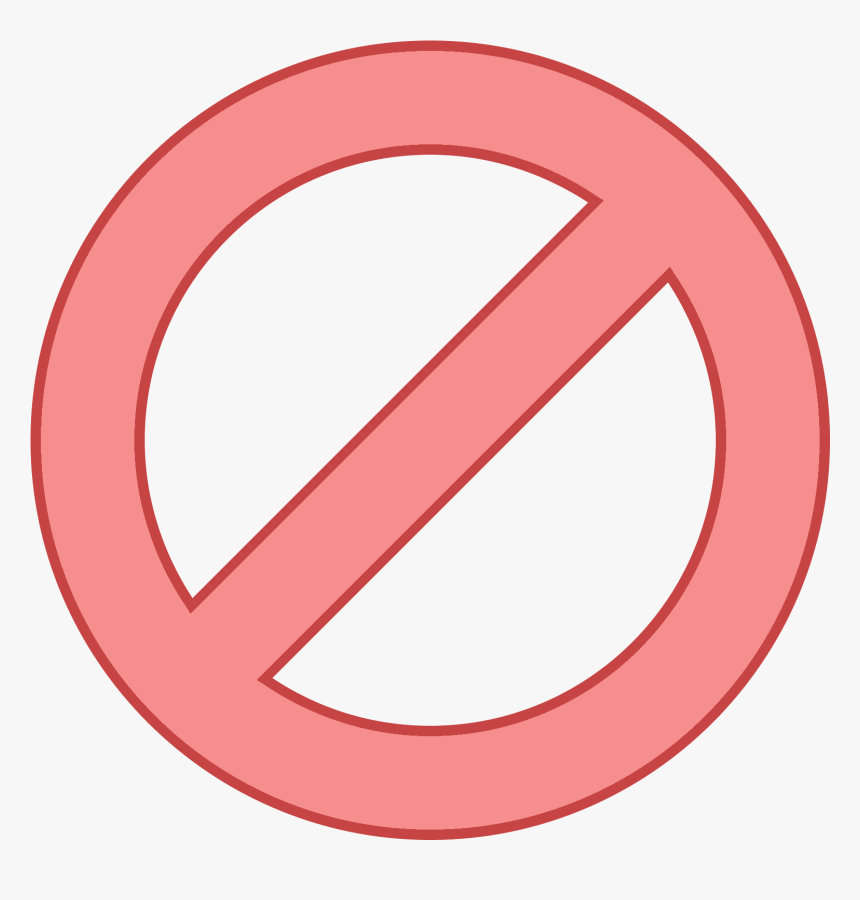 This Icon Is Of A Circle With A Slash Mark Running, HD Png Download