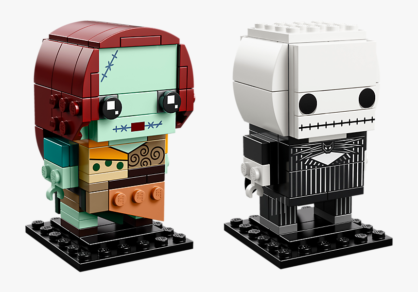 Jack Skellington & Sally - Jack And Sally Lego, HD Png Download