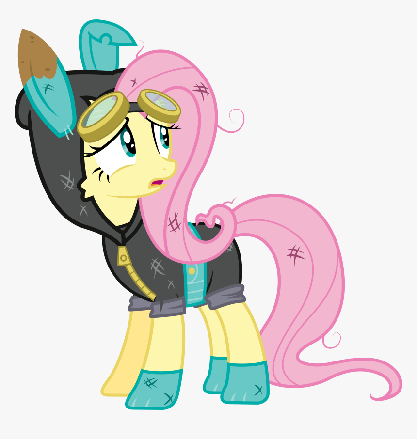 Mlp Fluttershy Dangerous Mission Outfit Clipart , Png - Evolution My Little Ponymon, Transparent Png