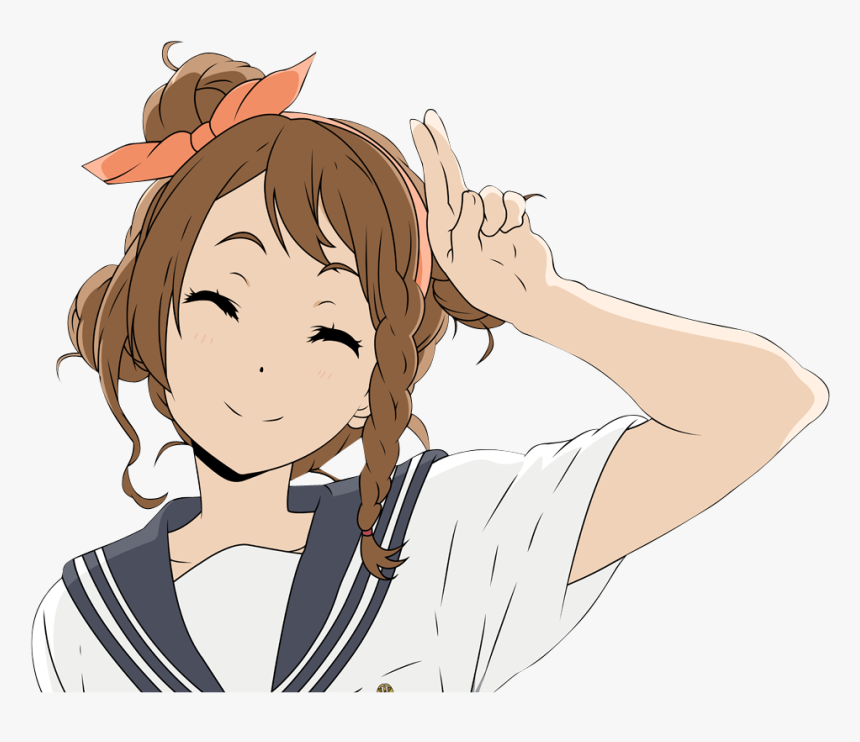 Anime Image - Anime Char Braided Hair, HD Png Download