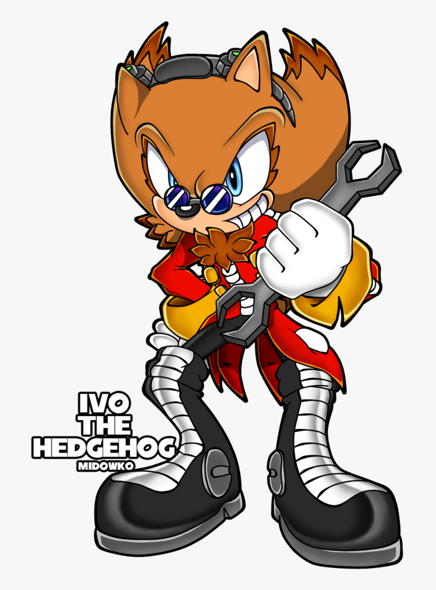 Eggman As A Hedgehog, HD Png Download
