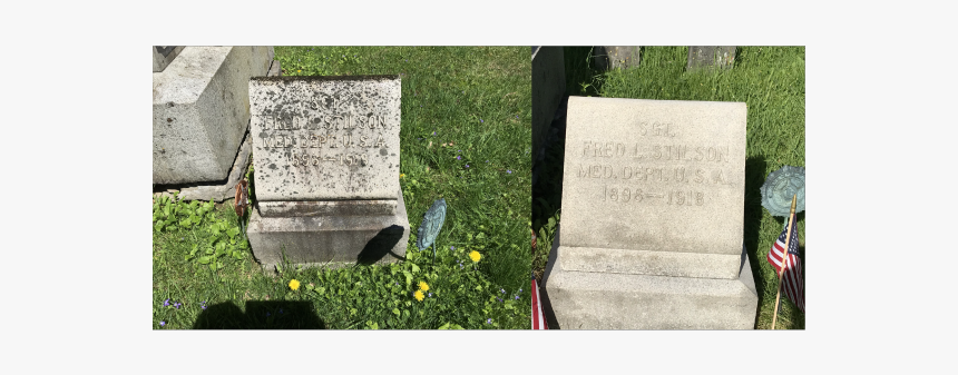 Fred L Stilson Headstone Restoration - Headstone, HD Png Download