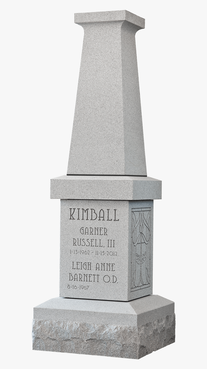Kimball Headstone, Magnolia Cemetery, Beaumont, Tx - Headstone, HD Png Download