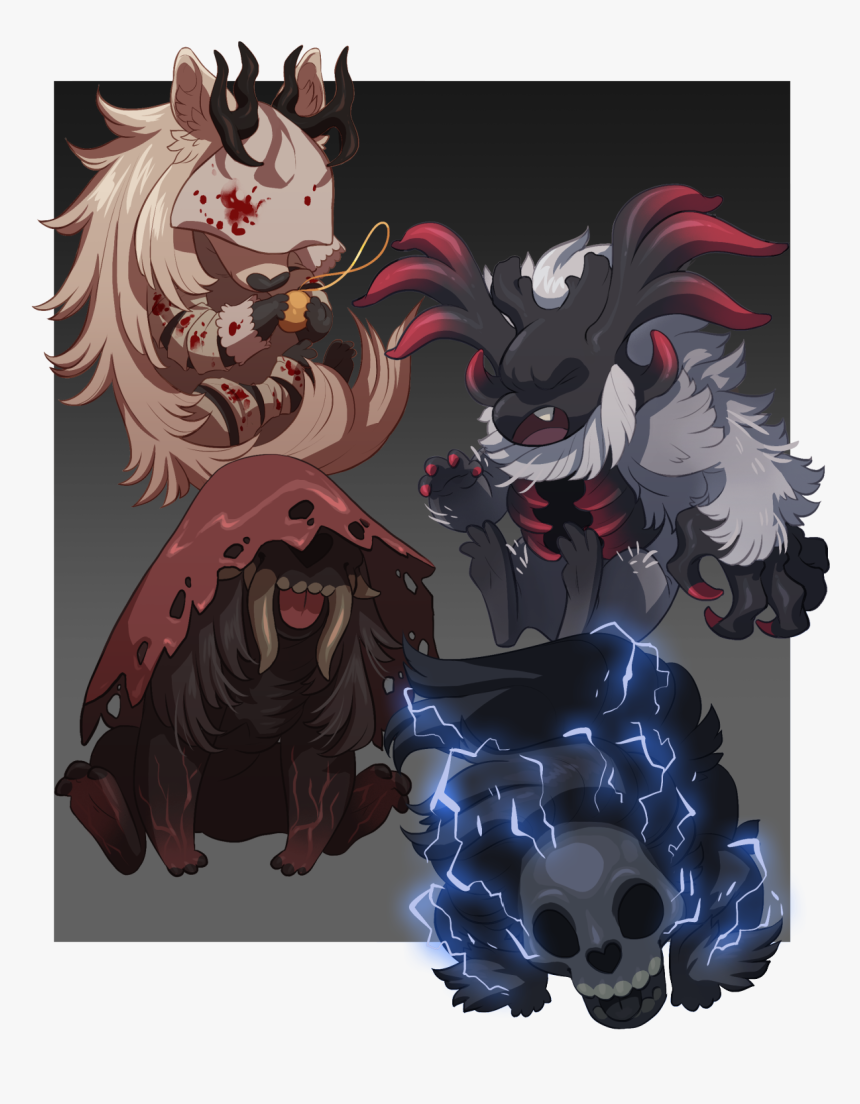 Bloodborne Chibis These Were Supposed To Be Stickers, HD Png Download