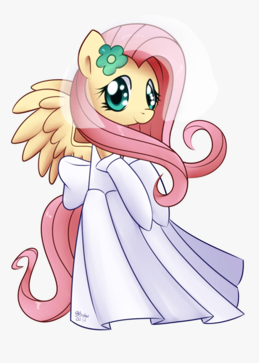 My Little Pony Fluttershy , Png Download - Mlp Wedding Dress, Transparent Png