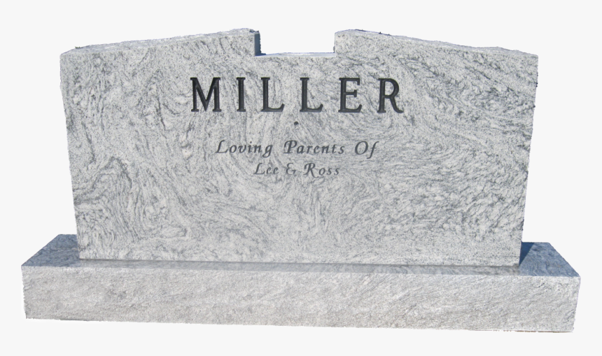 Gray Cloud Granite Headstone, HD Png Download