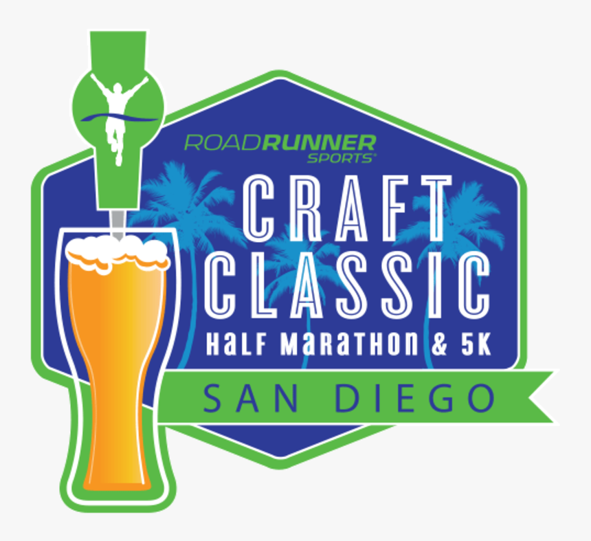 San Diego Craft Classic Half Marathon & 5k - Craft Classic San Diego 2019, HD Png Download