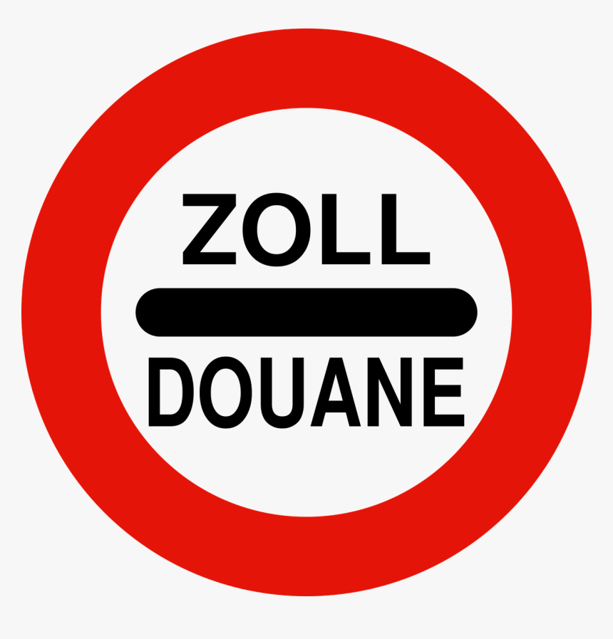 Customs Sign, HD Png Download