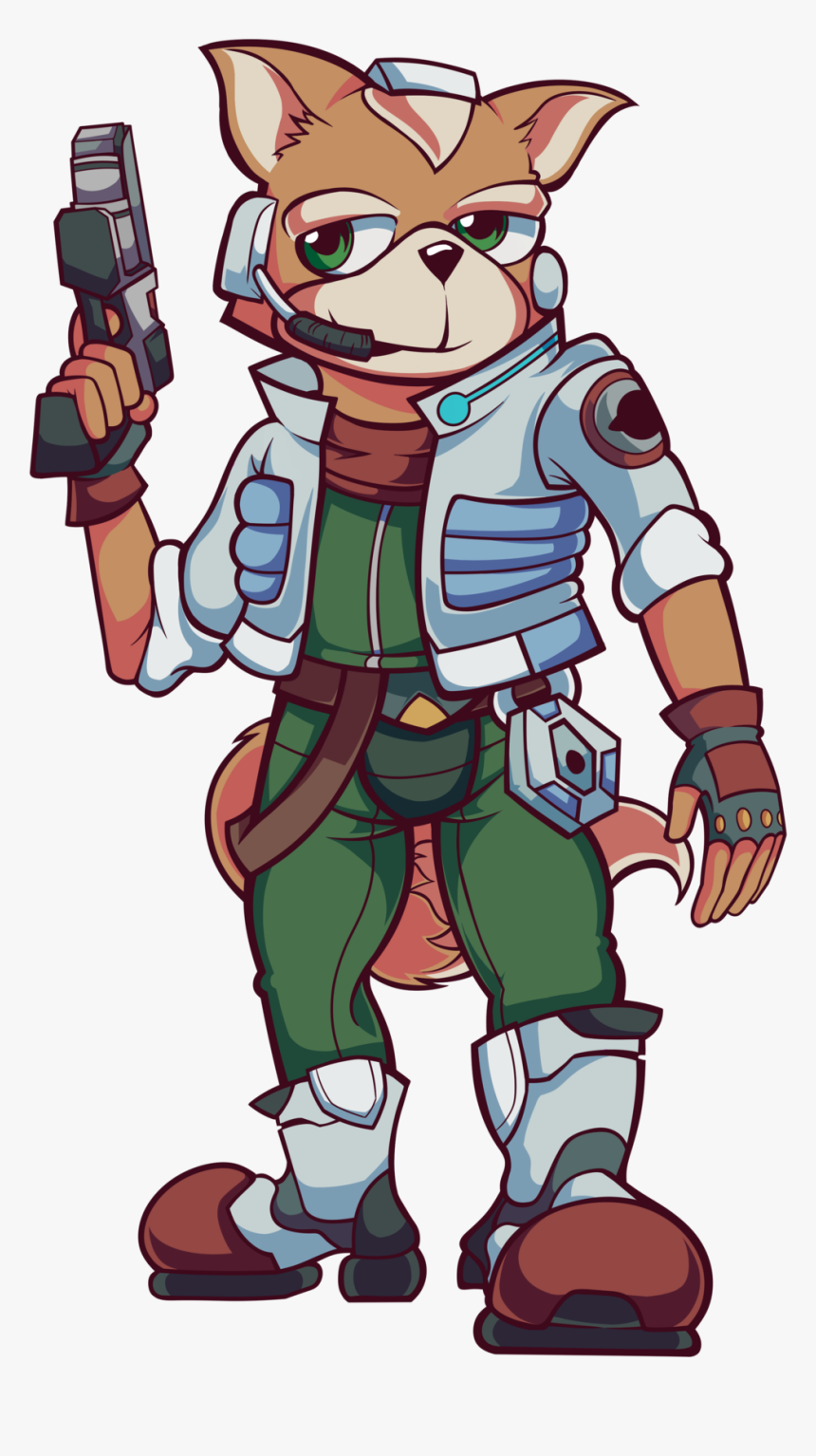 Fox Mccloud - Fox Mccloud Cartoon Png, Transparent Png
