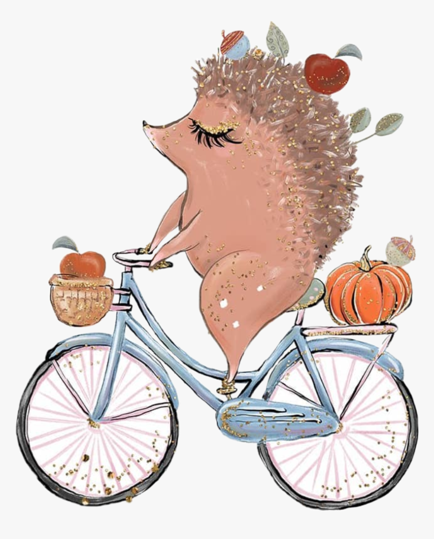 #watercolor #hedgehog #porcupine #woodland #sleeping, HD Png Download