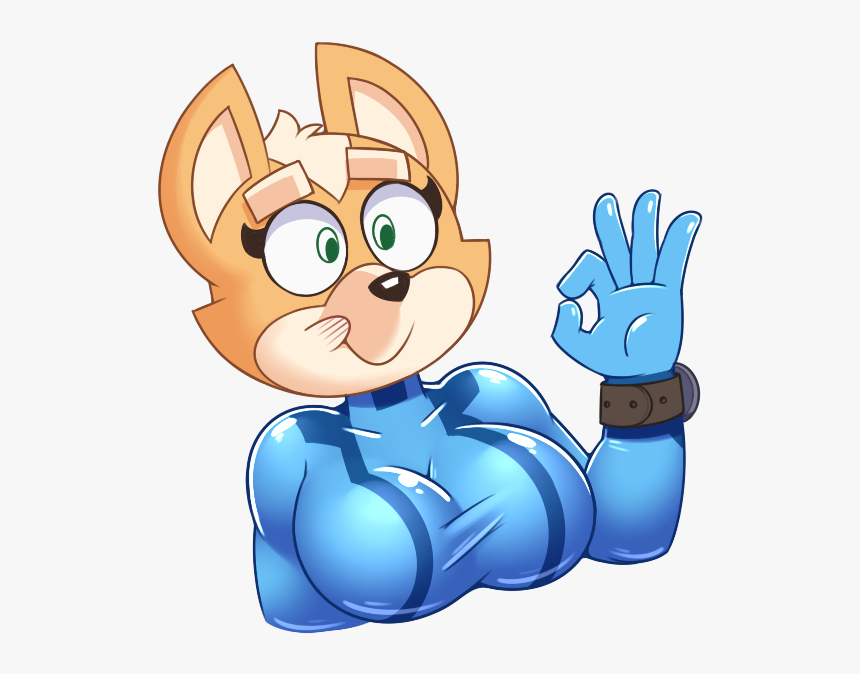 Cartoon Mammal Vertebrate Clip Art Fictional Character - Grayfruit Zero Suit Fox, HD Png Download