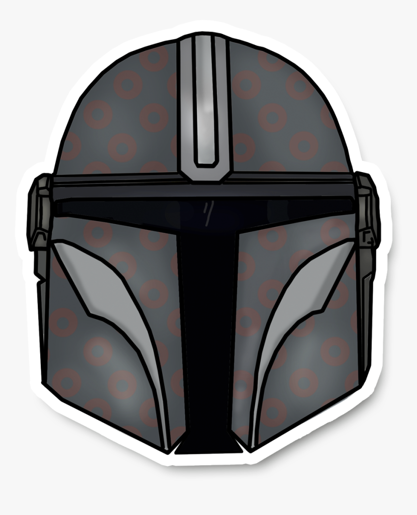 Image Of Mandolorian Donut Helmet - Boba Fett, HD Png Download