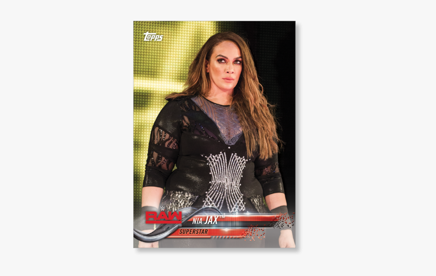 2018 Topps Wwe Nia Jax Base Poster - Nia Jax Png 2017, Transparent Png