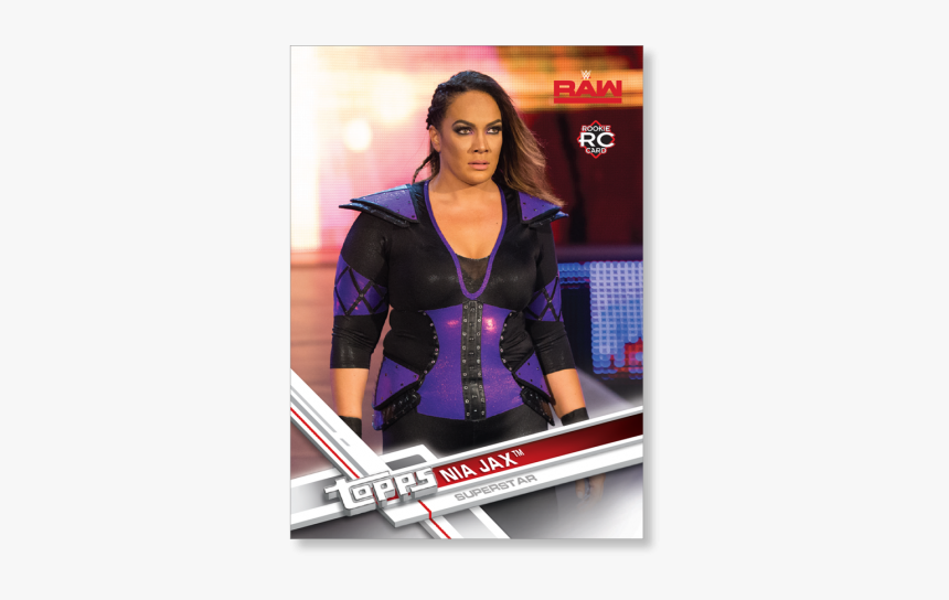 Nia Jax 2017 Topps Wwe Base Cards Poster - Nia Jax Purple, HD Png Download