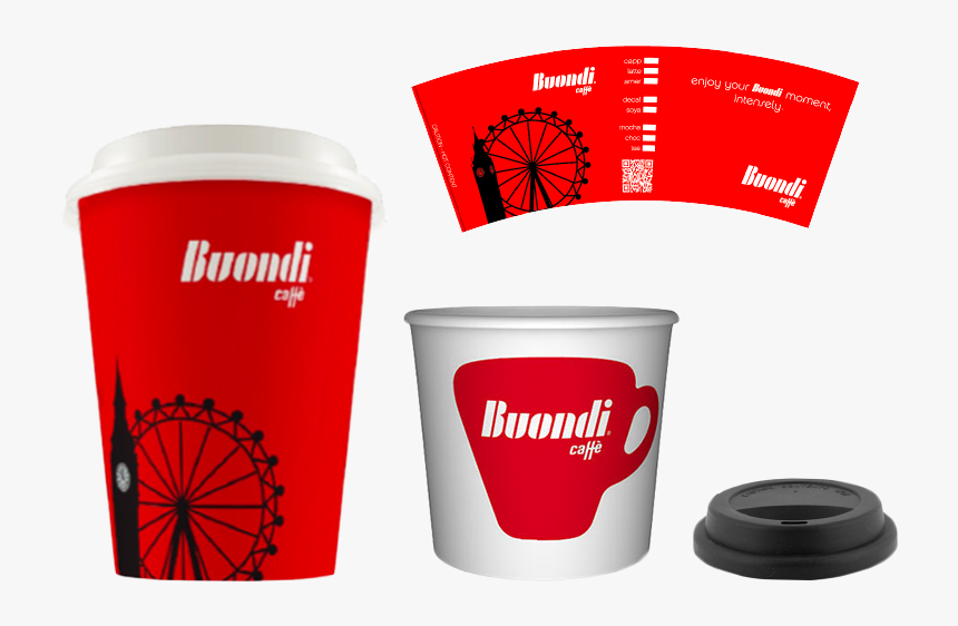 Buondi Paper Cups - Cup, HD Png Download