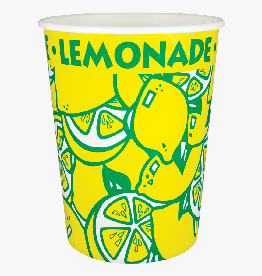32 Oz Printed Paper Lemonade Cups - Plastic Lemonade Cup Png, Transparent Png