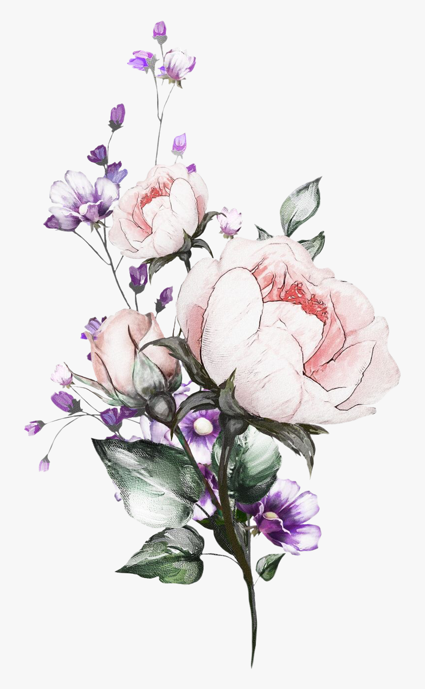 Цветы Акварельные Пнг, HD Png Download