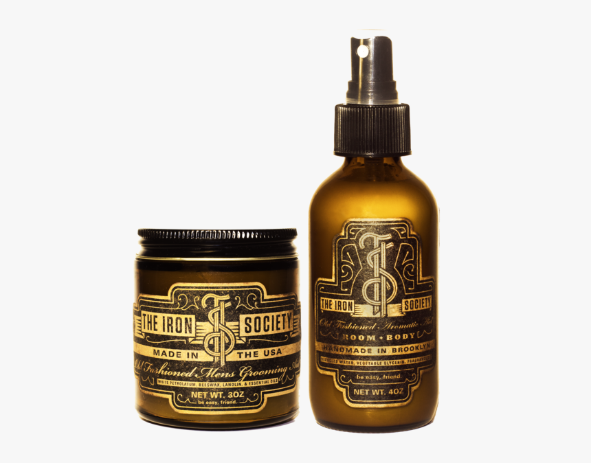 Pomade And Body Spray Pair - Iron Society Pomade, HD Png Download