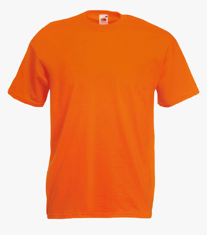 Plain Orange T-shirt Png Image Background - T Shirt, Transparent Png