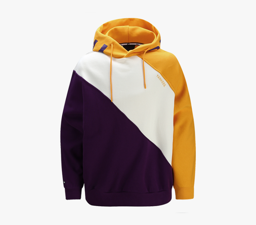 New York Yankees Diagonal Line Color Blocking Hoodie - Hoodie, HD Png Download