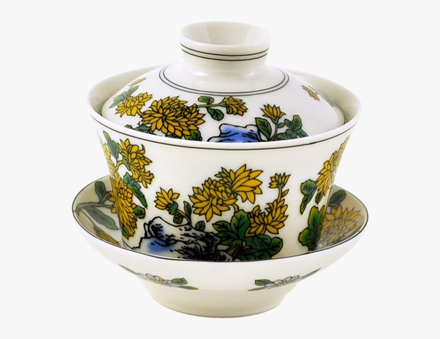 Autumn Blossom Gaiwan - Porcelain, HD Png Download