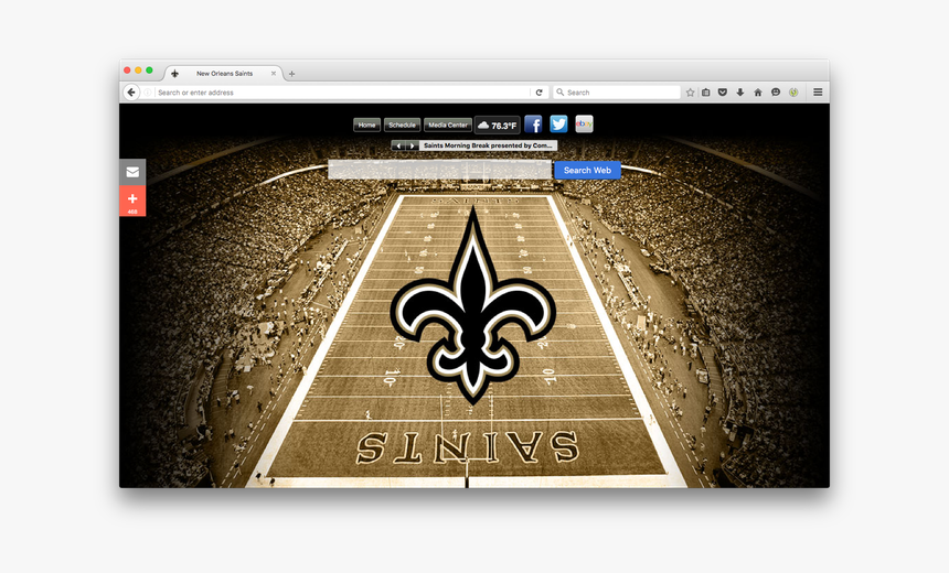 New Orleans Saints New Tab - New Orleans Saints, HD Png Download