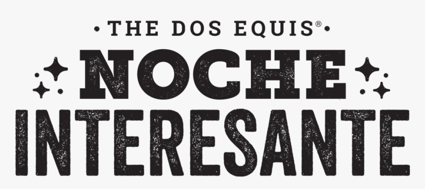 Official Event Logo With Custom Type For Noche - Monochrome, HD Png Download