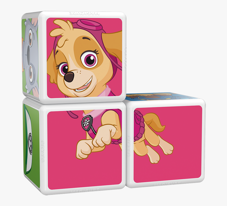 Geomag Magicube Chase, Skye And Rocky, HD Png Download