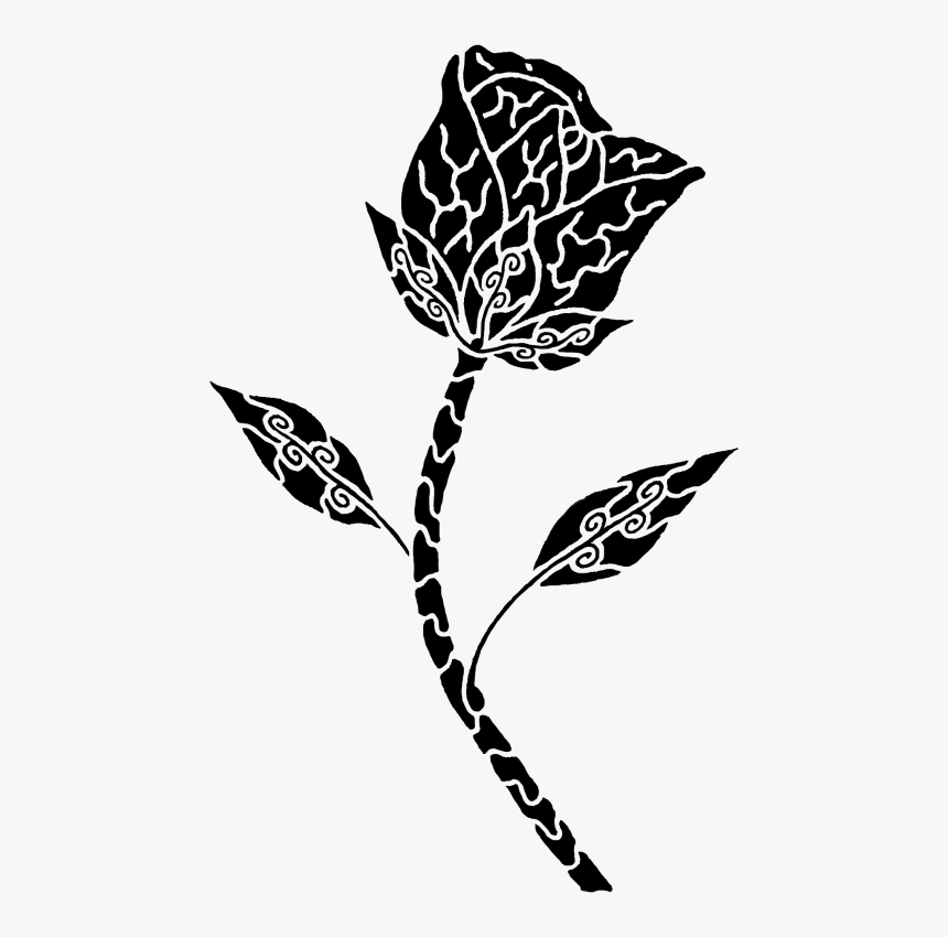 Transparent Rose Tattoo Designs, HD Png Download