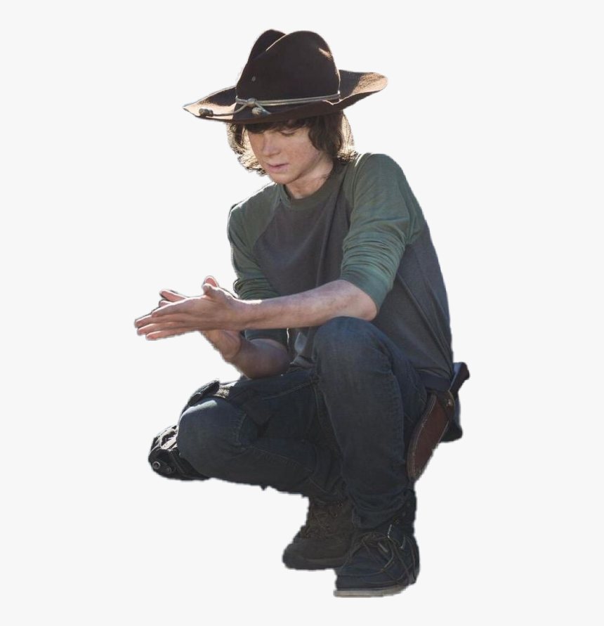Carl Grimes Hat Png, Transparent Png