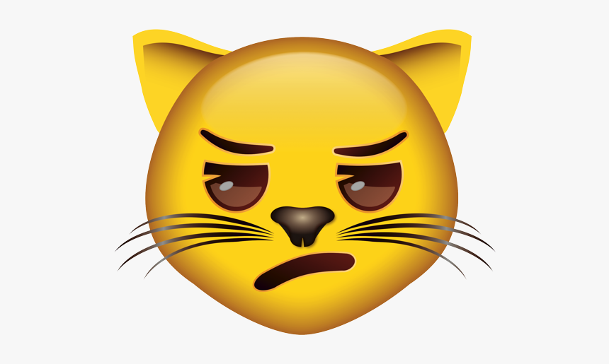 Speak No Evil Cat Emoji, HD Png Download