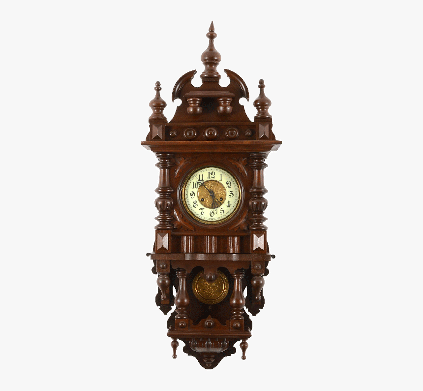 Antique Wall Clocks Png, Transparent Png