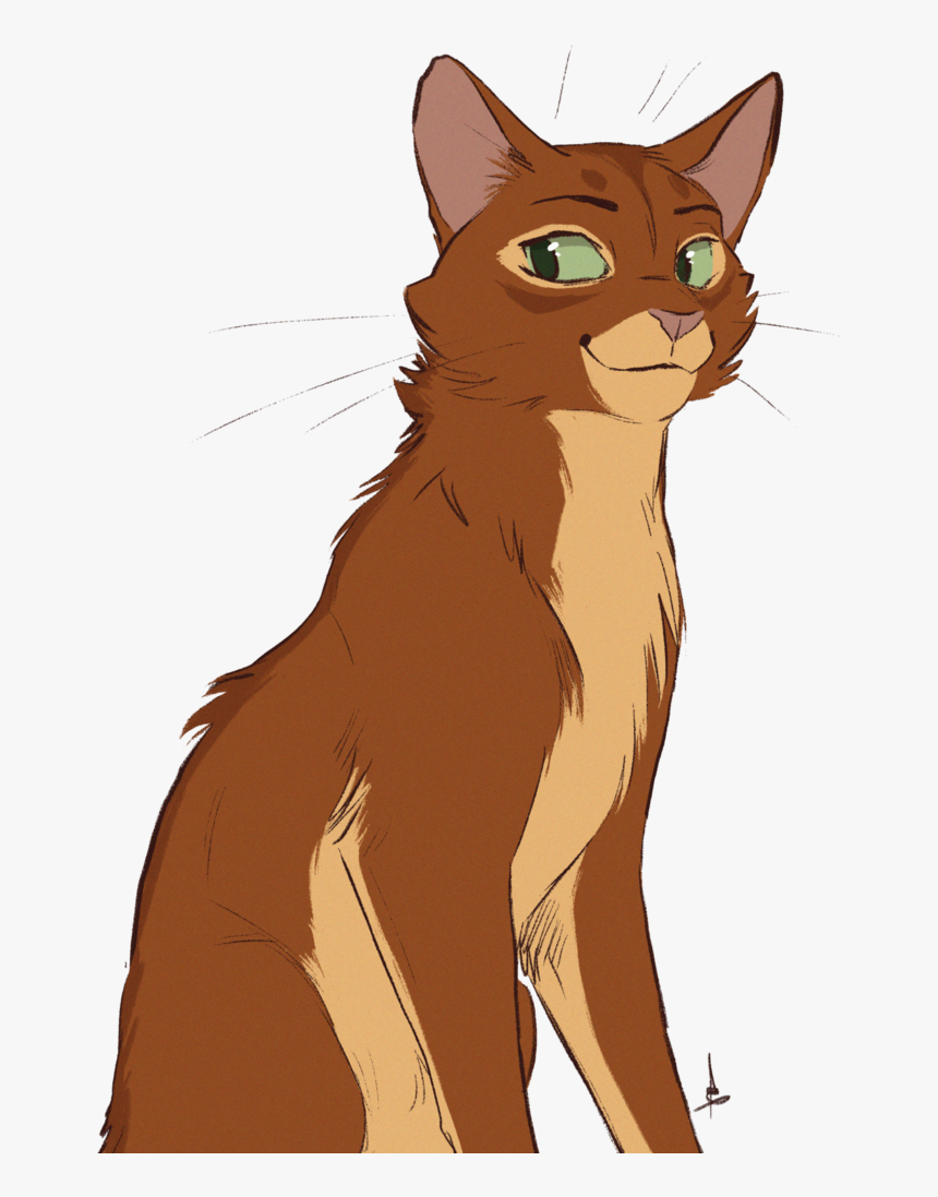 Cat Half Body Drawing, HD Png Download