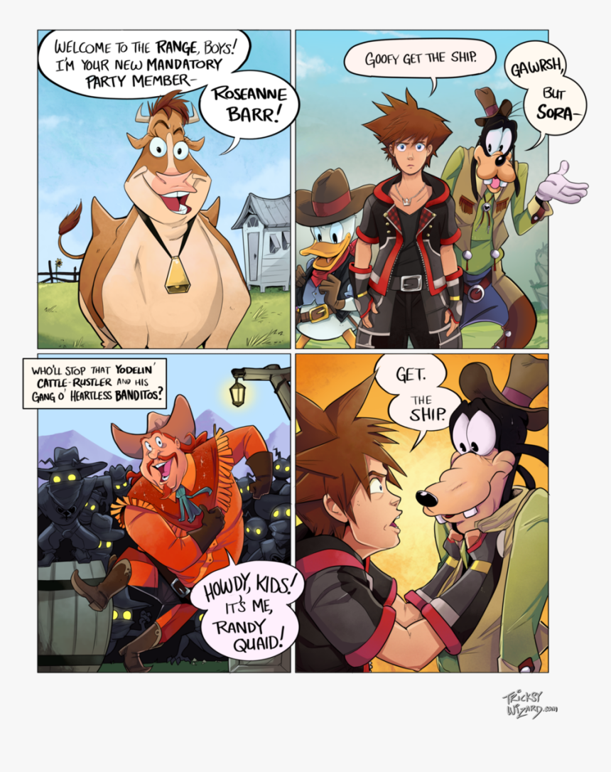 Kingdom Heartland - Sora Comic Kingdom Hearts, HD Png Download