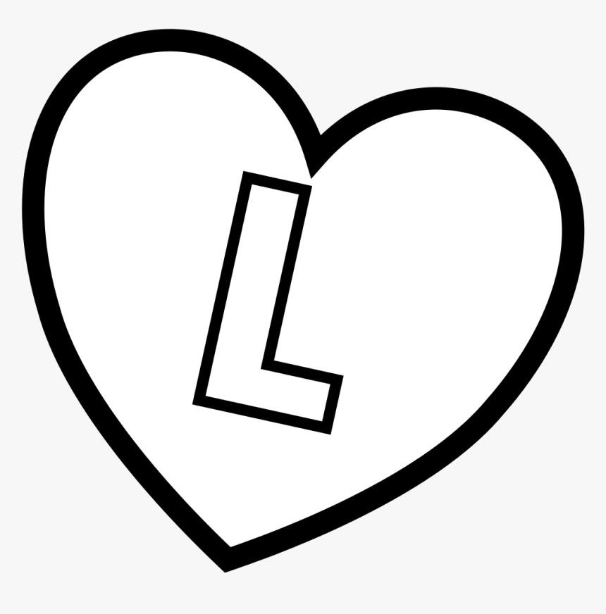 Letter A In A Heart, HD Png Download
