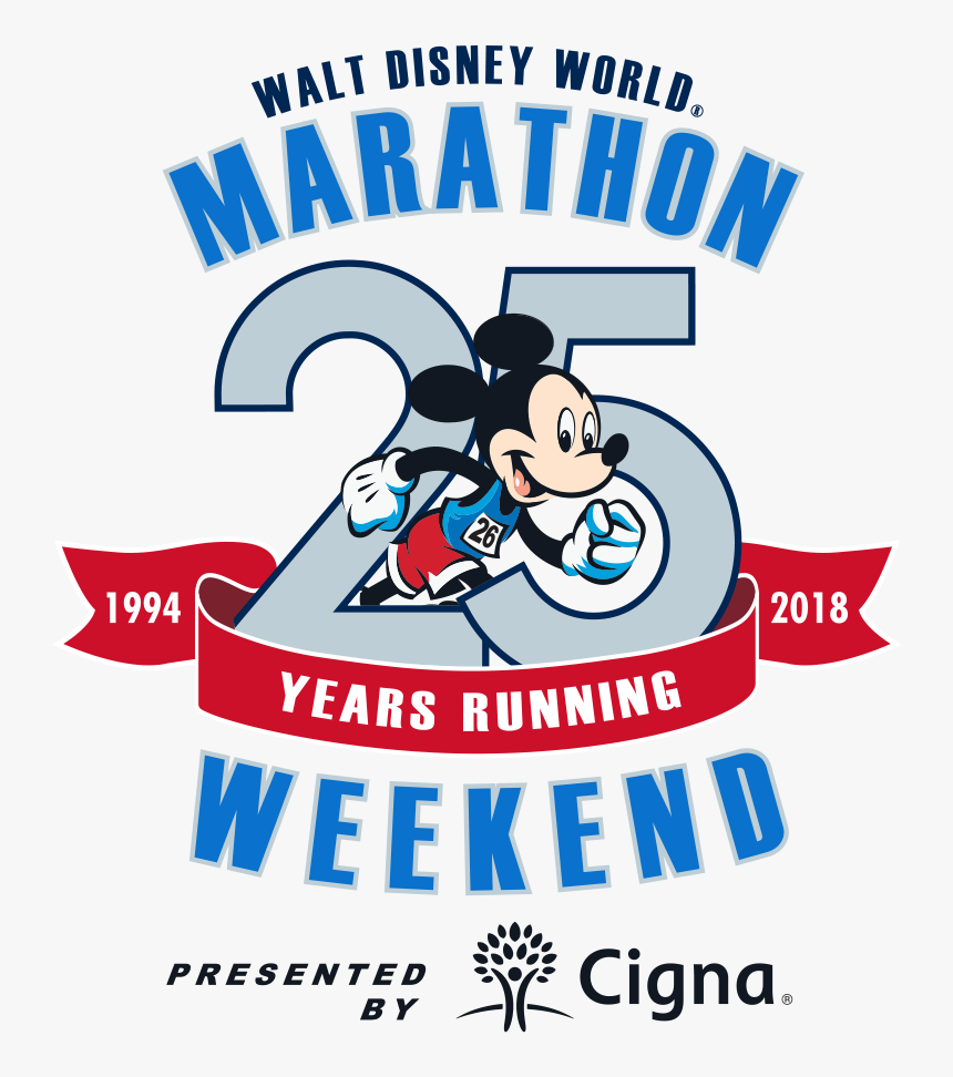 Walt Disney World Marathon 25th Anniversary, HD Png Download